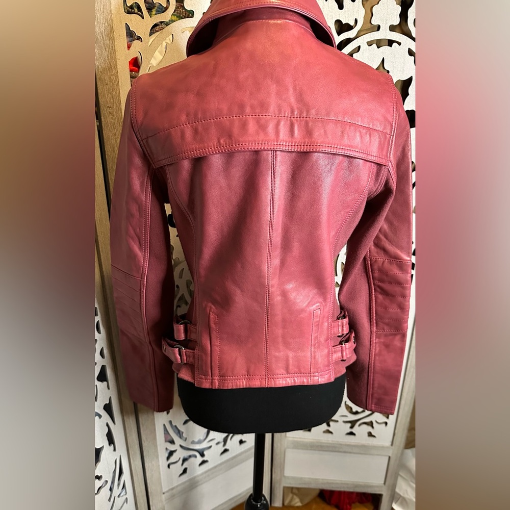 We The Free People Cora Leather Jacket View 5
